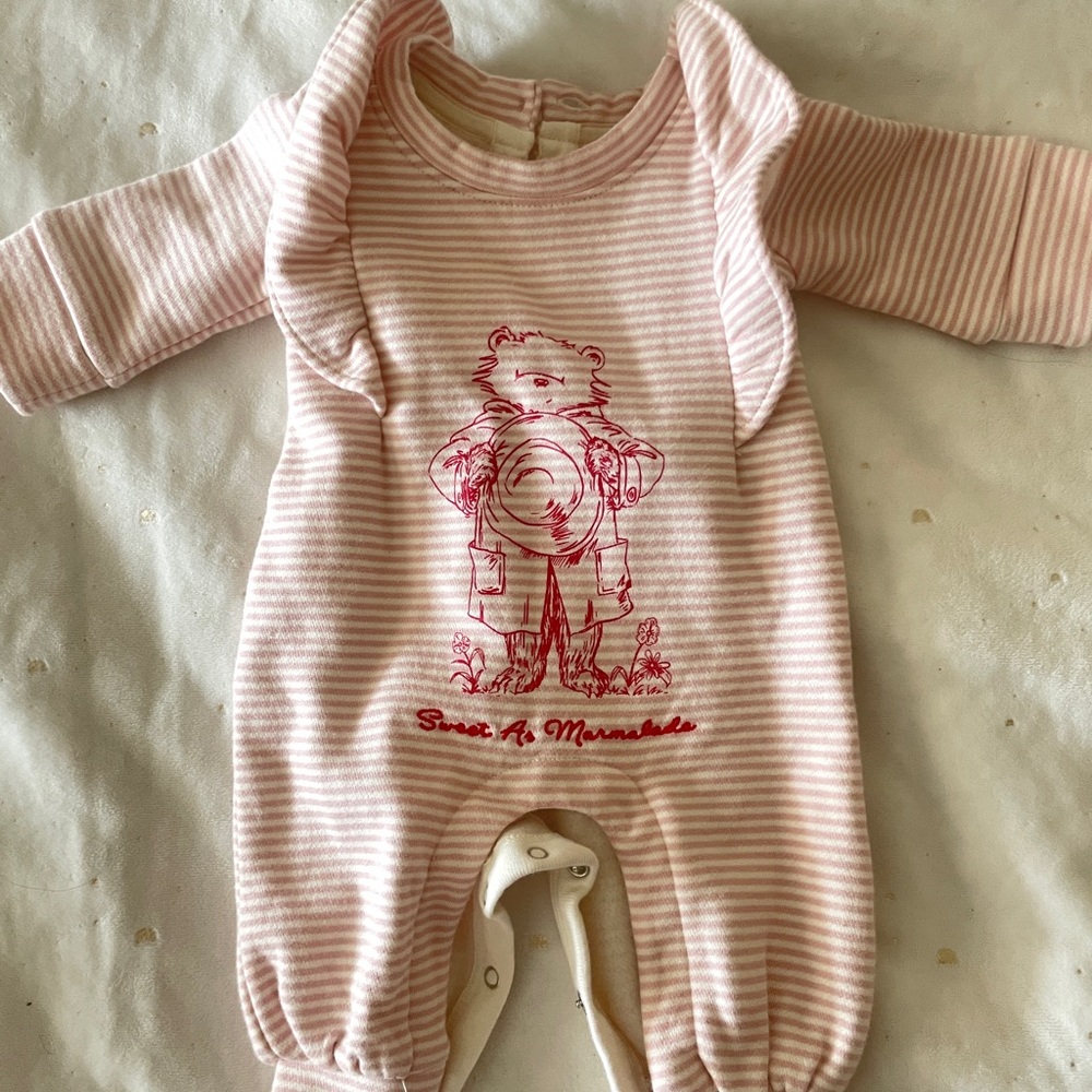 GAP Pink Cozy Footie One Piece